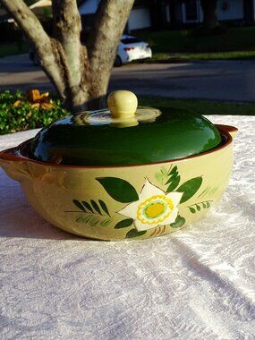 Stangl Pottery Star Flower Casserole with Lid